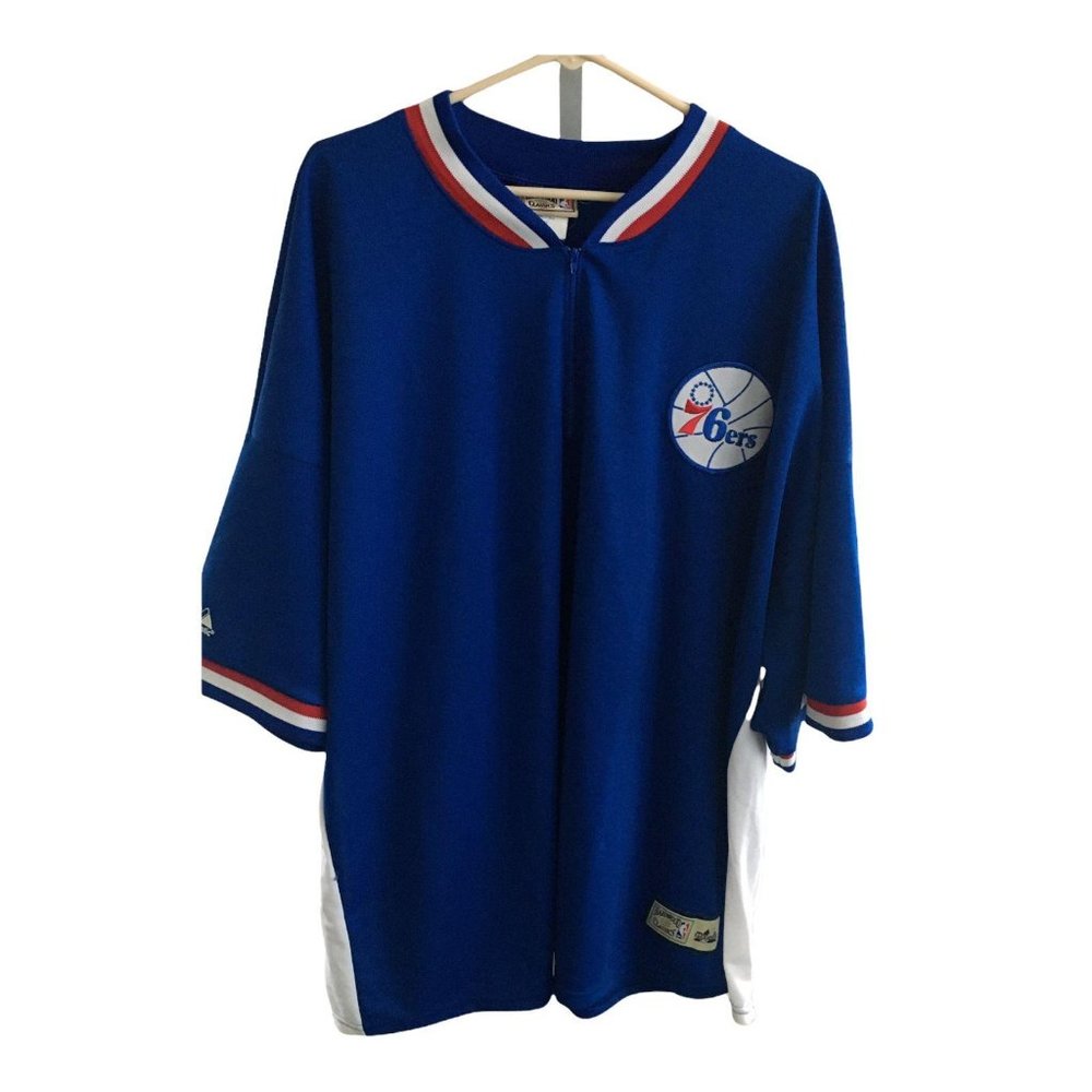 Majestic Hardwood Classics Sixers 76ers Philly - Picture 3 of 12